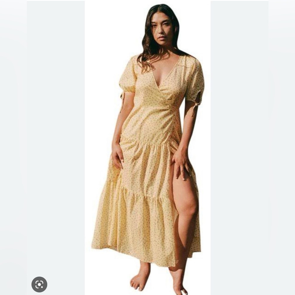 Christy Dawn Augusta Dress Golden Pollinator Silk S